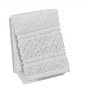 Martha Stewart Collection Spa 100% Cotton Washcloth, 13" X 13"